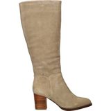 Nelson - Dames Laarzen - Suède - Zwart - Gevoerd met Vilt-Textiel