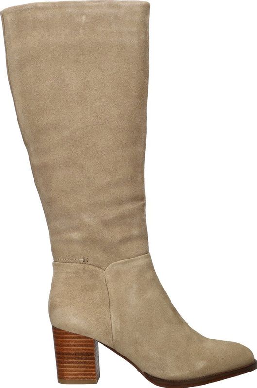 Nelson - Dames Laarzen - Suède - Zwart - Gevoerd met Vilt-Textiel