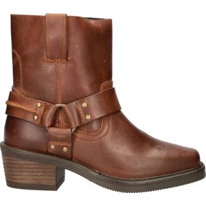 Nelson - Bikerboots - Zwart - Dames Enkellaarsjes