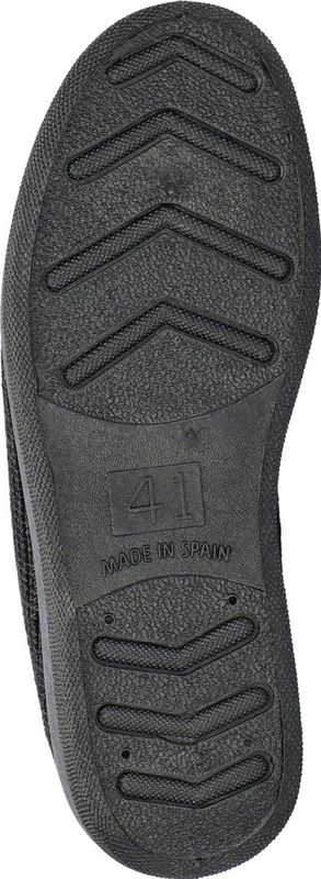 Nelson Home - Pantoffels - Zwart - Textiel