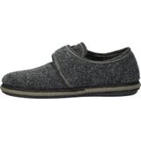 Nelson Home - Pantoffels - Grijs - Vilt - Klittenbandsluiting
