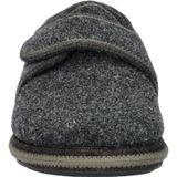 Nelson Home - Pantoffels - Grijs - Vilt - Klittenbandsluiting