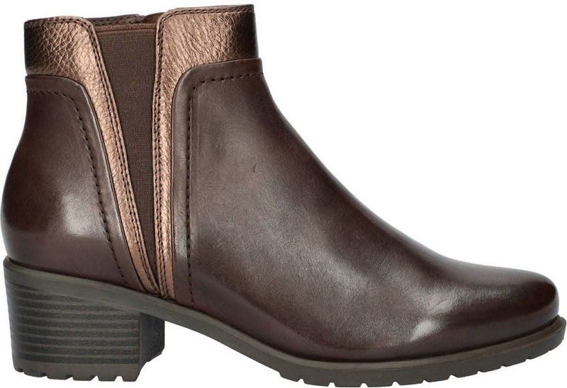 Regarde le Ciel - Zoya - Enkellaarsjes - Zwart - Gladleer - Uitneembaar Voetbed