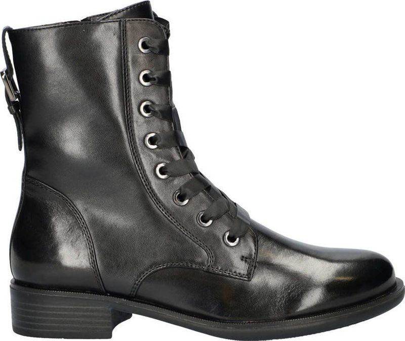 Regarde le Ciel - Jada - Veterboots - Zwart - Leer/Imitatieleer