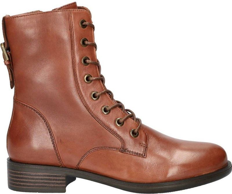 Regarde le Ciel - Jada - Veterboots - Zwart - Leer/Imitatieleer
