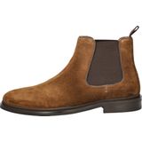 Nelson - Sigla - Chelsea Boots - Groen - Suède - Leer Voering