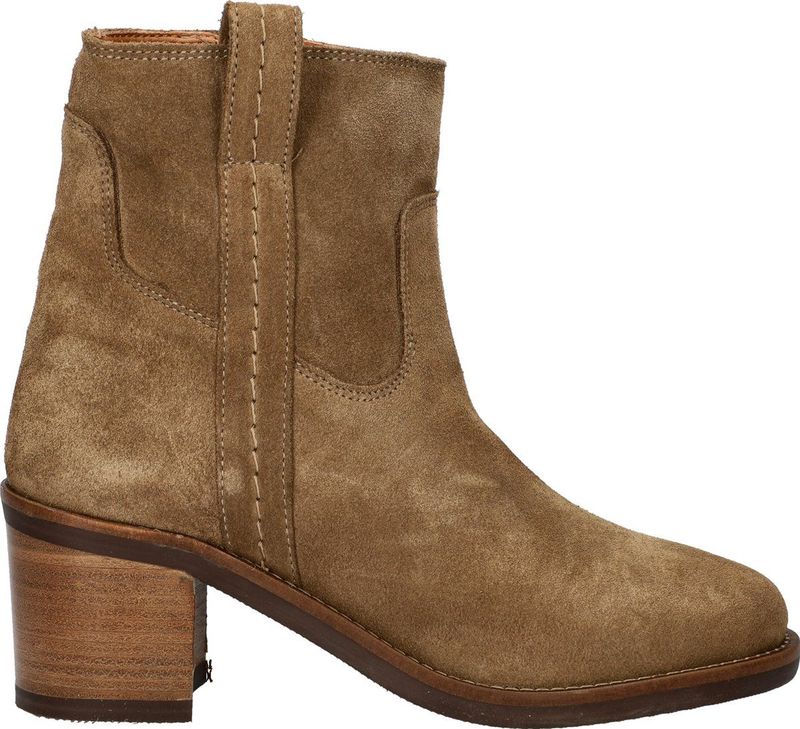 Nelson - Enkellaars - Suède - Zwart - Leer - Gevoerd