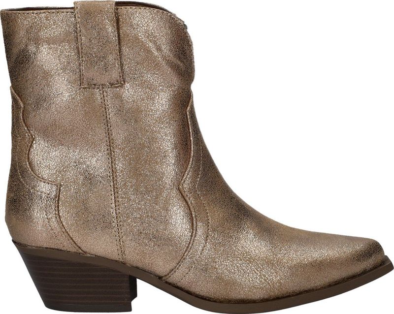 Nelson - Cowboylaarzen - Goud - Imitatieleer - Ritssluiting