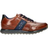 Bugatti - Lage Sneakers - Heren - Zwart - Leer - Comfortabel Draaggevoel