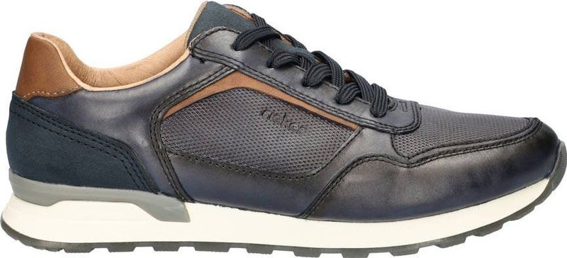 Rieker - Heren Sneaker - Zwart - Leer