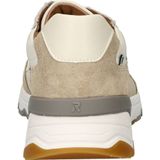Rieker - Suède Sneakers - Groen - Suède met Leren en Textielen Voering