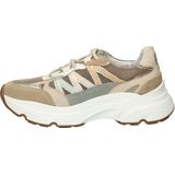 Nelson - Dames Dad Sneakers - Suède - Chunky Loopzool - Ademend