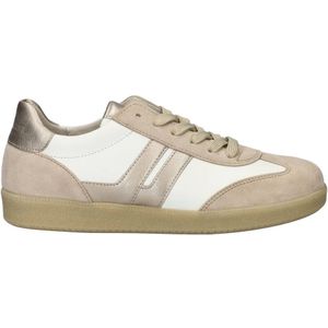 Gabor - Leren Sneakers - Beige/Wit