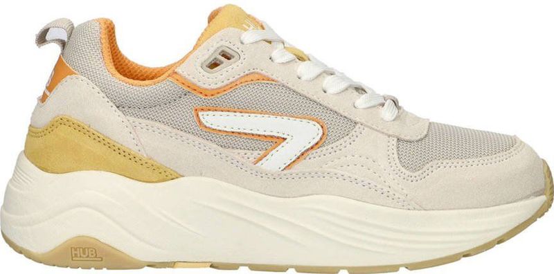 Hub - Glide - Sneakers - Zwart - Suède en Mesh-Textiel