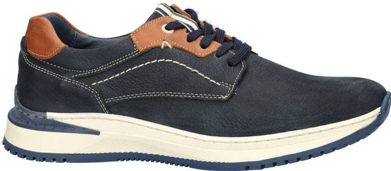 Nelson - Heren Veterschoen - Nubuck - Casual - Rubberen Loopzool