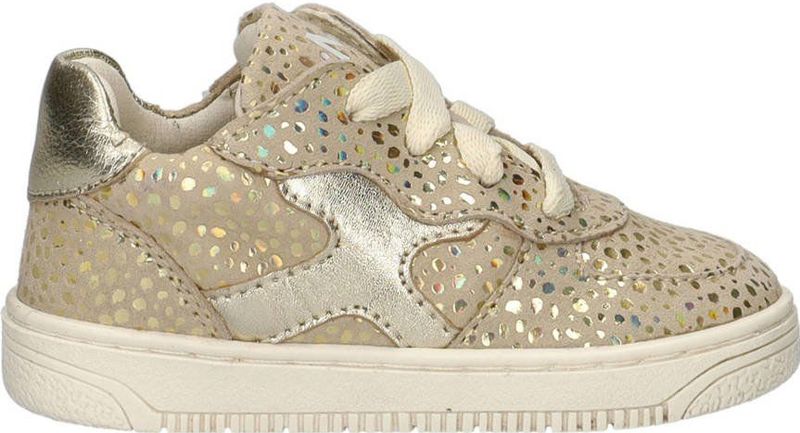 Nelson - Kids - Sneakers - Suède - Metallic Accenten, Uitneembaar Voetbed, Flexibele Zool