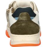 Nelson - Kids Sneakers - Zwart - Imitatieleer en Suède