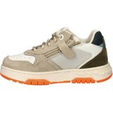 Nelson - Kids Sneakers - Zwart - Imitatieleer en Suède