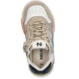 Nelson - Kids Sneakers - Zwart - Imitatieleer en Suède