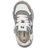 Nelson - Kids Lage Sneakers - Casual Schoenen - Zwart - Imitatieleer/Suède