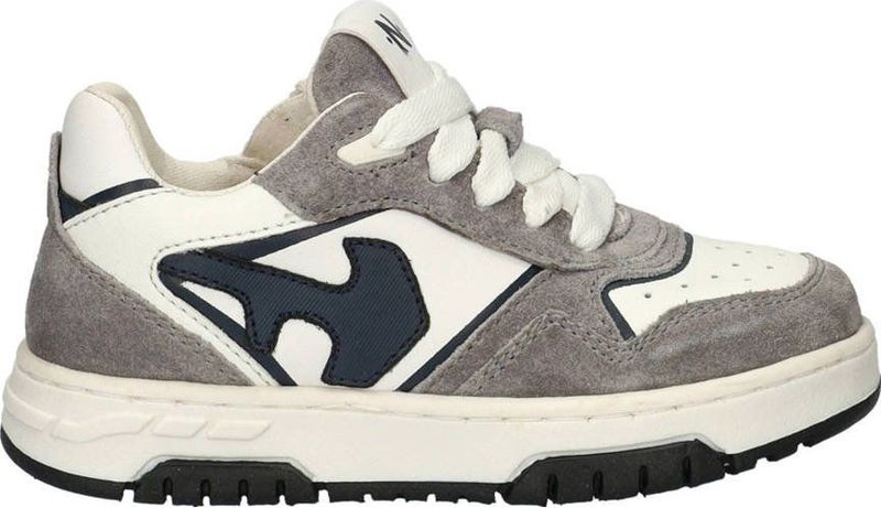 Nelson - Kids Lage Sneakers - Casual Schoenen - Zwart - Imitatieleer/Suède