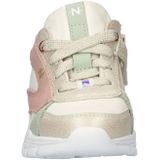 Nelson - Kids - Sneakers - Beige - Imitatieleer, Platte Zool, Vetersluiting