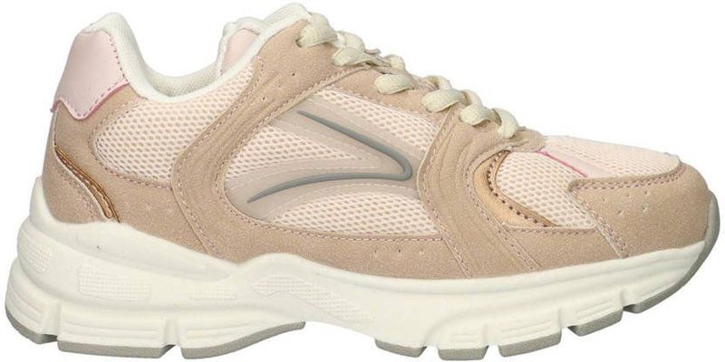 Nelson - Kids Dad Sneakers - Sneakers - Wit - Imitatieleer/Mesh