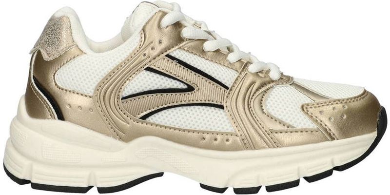 Nelson - Sneakers - Imitatieleer en Mesh-Textiel - Voor Meisjes - Chunky Loopzool