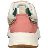 Nelson - Chunky Sneakers - Wit - Nylon en Imitatieleer