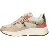 Nelson - Chunky Sneakers - Wit - Nylon en Imitatieleer