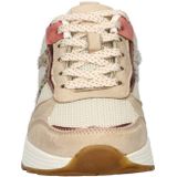 Nelson - Chunky Sneakers - Wit - Nylon en Imitatieleer