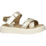 Nelson - Meisjes Sandaal - Leer - Metallic - Plateauzool