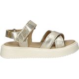 Nelson - Meisjes Sandaal - Leer - Metallic - Plateauzool