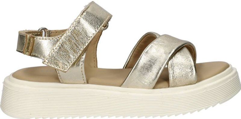 Nelson - Meisjes Sandaal - Leer - Metallic - Plateauzool