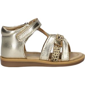 Nelson - Kids - Sandalen - Metallic - Leren Voetbed