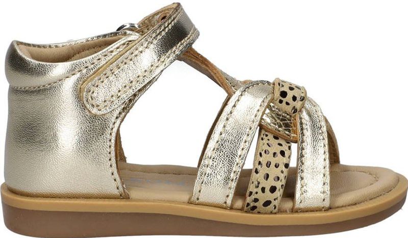 Nelson - Kids - Sandalen - Metallic - Leren Voetbed