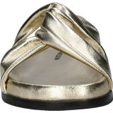 Nelson - Dames Slipper - Metallic of Animal Print - Leren Voetbed - Rubberen Loopzool