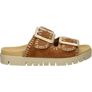 Gabor Best Fitting suède slippers cognac