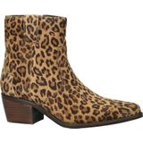 Nelson - Enkellaarsjes - Panterprint - Suède - Gevoerd met Textiel