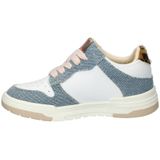 Nelson - Kids Lage Sneakers - Meisjes Sneaker - Blauw - Imitatieleer