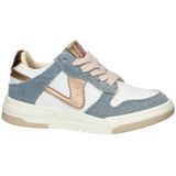 Nelson - Kids Lage Sneakers - Meisjes Sneaker - Blauw - Imitatieleer