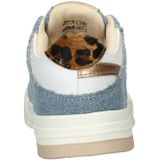 Nelson - Kids Lage Sneakers - Meisjes Sneaker - Blauw - Imitatieleer