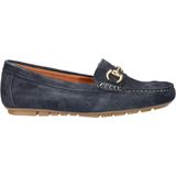 Nelson - Dames Loafer - Blauw - Suède - Uitneembaar Voetbed