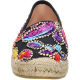 Nelson - Dames - Espadrille - Multicolor - Textiel met Leren Voetbed