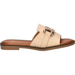 Dolcis - Nelson - Slippers - Beige - Imitatieleer
