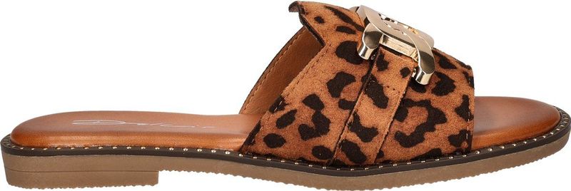 Dolcis - Dames Slippers - Animal Print - Imitatieleer - Foam-voetbed