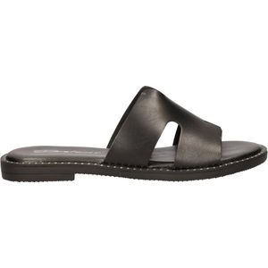 Dolcis - Slipper - Zwart - Imitatieleer - Dempend Voetbed