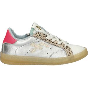 Nelson - Kids Sneakers - Leer - Metallic - Ponyhaar-details