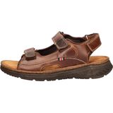 Nelson - Heren Sandalen - Leer - Zwart - Verstelbare Banden