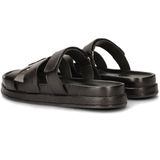 Nelson - Slippers - Dames - Leer - Met Klittenbandsluiting - Gezondheidsslippers